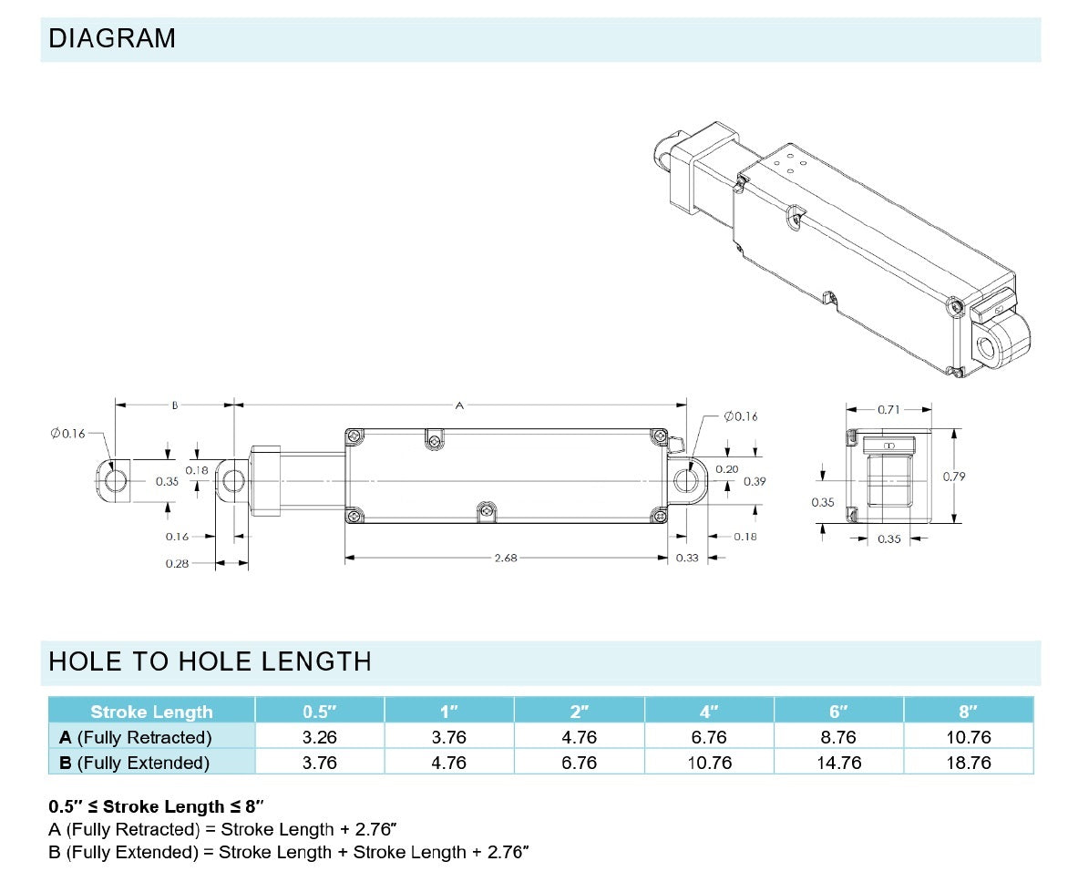 Micro Linear Actuator (Feedback)