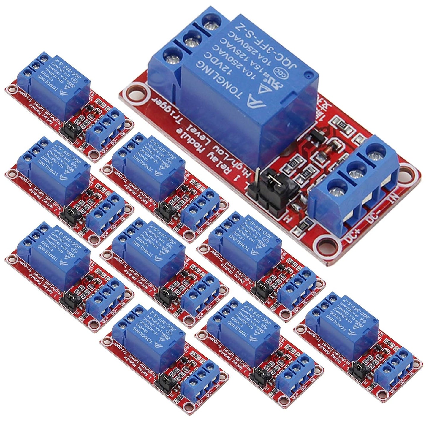 5 Volt Relay Module with Optocoupler Isolation Supports High or Low Level Trigger